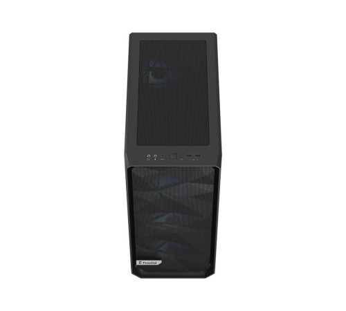 Корпус ПК без блока питания/ Case Fractal Design Meshify 2 Compact RGB TG Light Tint, Midi-Tower, 4x120mm RGB, 2xUSB-A 3.2 + 1xUSB 3.2 Type-C ATX, mATX, mITX Black
