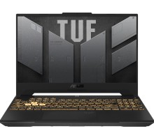 Ноутбук/ ASUS TUF F15 FX507ZC4-HN172 15.6"(1920x1080 (матовый, 144Hz) WVA)/Intel Core i7 12700H(2.3Ghz)/16384Mb/512PCISSDGb/noDVD/Ext:nVidia GeForce RTX3050(4096Mb)/Cam/BT/WiFi/56WHr/war 1y/2.2kg/Mecha Gray/DOS