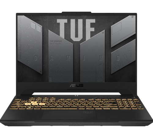 Ноутбук/ ASUS TUF F15 FX507ZC4-HN172 15.6"(1920x1080 (матовый, 144Hz) WVA)/Intel Core i7 12700H(2.3Ghz)/16384Mb/512PCISSDGb/noDVD/Ext:nVidia GeForce RTX3050(4096Mb)/Cam/BT/WiFi/56WHr/war 1y/2.2kg/Mecha Gray/DOS Ноутбук/ ASUS TUF F15 FX507ZC4-HN172 15.6"(1920x1080 (матовый, 144Hz) WVA)/Intel Core i7 12700H(2.3Ghz)/16384Mb/512PCISSDGb/noDVD/Ext:nVidia GeForce RTX3050(4096Mb)/Cam/BT/WiFi/56WHr/war 1y/2.2kg/Mecha Gray/DOS