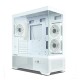 корпус ZALMAN CHRONIX, ATX, WHITE, WINDOW, 1xCombo (3.5’’ or 2.5’’), 1x3.5’’HDD, 2x2.5’’SSD, 1xUSB2.0, 1xUSB3.0, 1xUSB Type-C, SIDE 2x120mm ARGB, REAR 1x120mm ARGB