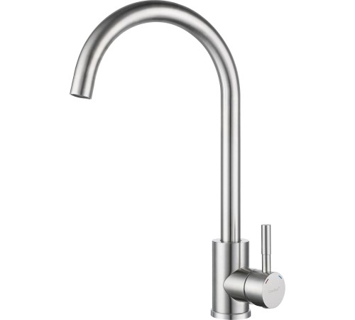 Смеситель GRANFEST GRANFEST QUARZ Смеситель для кухни, U-образный, нержавеющая сталь