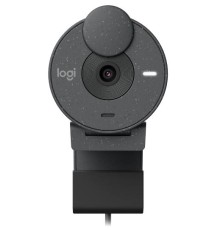 Веб-камера Logitech Webcam Brio 300, 1920x1080, GRAPHITE, защитная шторка, USB-C, [960-001436]
