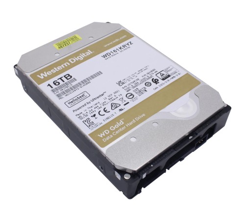 Жесткий диск/ HDD WD SATA3 16Tb Gold 7200 512mb  1 year warranty