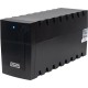 Источник бесперебойного питания/ POWERCOM RPT-600AP SE линейно-интерактивный, 600 ВA, 360 Вт,2 евророзетки с резервным питанием, USB, ШхГхВ 100х278х140мм, 4 кг