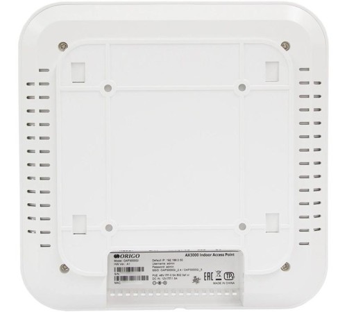 Точка доступа/ Двухдиапазонная Wi-Fi 6 точка доступа AX3000, 1x1000Base-T WAN PoE, 1x1000Base-T LAN, 2 антенны 4,6 dBi, 2 антенны 4 dBi