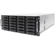 Серверная платформа/ SB402-VG, 4U, 2xLGA-3647, 36xSATA/SAS HS 3,5/2,5" universal bay + 2* 7mm 2.5" rear HS bay, Virgo ( 2xs3647 up to 165W, C622, 12xDDR4 DIMM, 2x10GbE SFP+, LSI 3008 SAS IOC (RAID 0/1/1E/10), dedicated BMC port, AST2500), 12G 24