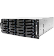 Серверная платформа/ SB402-VG, 4U, 2xLGA-3647, 36xSATA/SAS HS 3,5/2,5" universal bay + 2* 7mm 2.5" rear HS bay, Virgo ( 2xs3647 up to 165W, C622, 12xDDR4 DIMM, 2x10GbE SFP+, LSI 3008 SAS IOC (RAID 0/1/1E/10), dedicated BMC port, AST2500), 12G 24