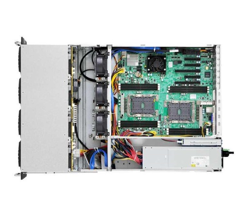 Серверный корпус/ RSC-4BT, 4U, 36xSATA/SAS HS 3,5/2,5" universal bay, 2* 7mm 2.5" rear HS bay, up to 12"(W) x 13"(D) E-ATX, 12G 24-port EOB BP with 3xSFF-8643 + 12G 12port EOB BP with 3xSFF-8643, 1200W 1+1 80+ Platinum, 28" slide