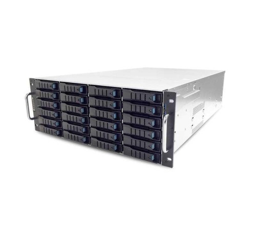 Серверный корпус/ RSC-4BT, 4U, 36xSATA/SAS HS 3,5/2,5" universal bay, 2* 7mm 2.5" rear HS bay, up to 12"(W) x 13"(D) E-ATX, 12G 24-port EOB BP with 3xSFF-8643 + 12G 12port EOB BP with 3xSFF-8643, 1200W 1+1 80+ Platinum, 28" slide