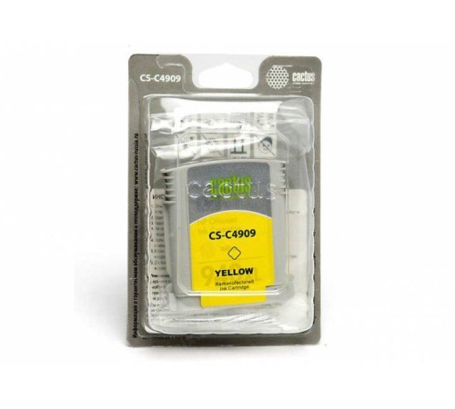 -/ Картридж струйный Cactus CS-C4909 №940XL желтый (30мл) для HP DJ Pro 8000/8500