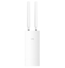 Усилитель Wi-Fi/ AC1200 WiFi Outdoor Repeater, Access Point, 867Mbps at 5GHz + 300Mbps at 2.4GHz, 1 x 100Mbps RJ45, 2 Detachable Antennas, 24V passive PoE, IP65 Waterproof, lightning protection, 24V passive PoE adapter included