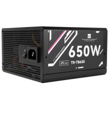 Блок питания 650W/ Power Supply Thermalright, 650W 80+ Bronze (ATX, 3.0, Full modular, 1x24(20+4)pin, 2xCPU 8(4+4)pin, 4xPCIe*2 8(6+2)pin, 3xSATA3, 3xMOLEX4pin, Active, 120x120mm, 150x140x86mm, APFC, black)