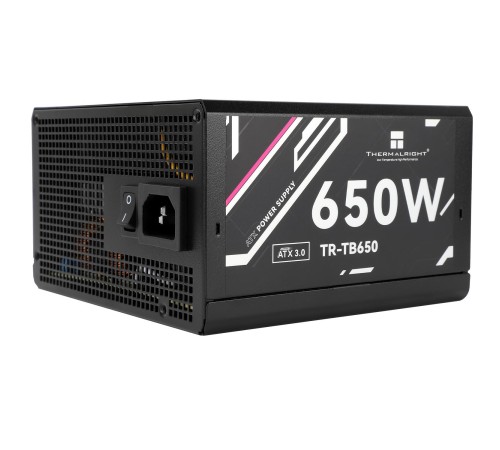 Блок питания 650W/ Power Supply Thermalright, 650W 80+ Bronze (ATX, 3.0, Full modular, 1x24(20+4)pin, 2xCPU 8(4+4)pin, 4xPCIe*2 8(6+2)pin, 3xSATA3, 3xMOLEX4pin, Active, 120x120mm, 150x140x86mm, APFC, black) Блок питания 650W/ Power Supply Thermalright, 650W 80+ Bronze (ATX, 3.0, Full modular, 1x24(20+4)pin, 2xCPU 8(4+4)pin, 4xPCIe*2 8(6+2)pin, 3xSATA3, 3xMOLEX4pin, Active, 120x120mm, 150x140x86mm, APFC, black)