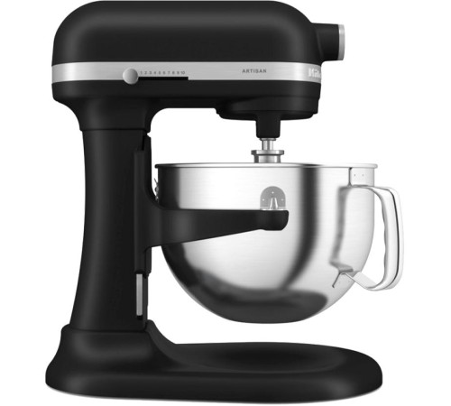 Настольный миксер KitchenAid Настольный миксер с откидным блоком  Artisan 5.6 л, черный матовый