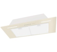 Встраиваемая вытяжка Korting/ Полностью встраиваемая(блок), в шкаф 90см, механическое управление, 3 режима, 950 м3/ч., алюминиевый жировой фильтр, LED освещение, ур.шума 56 дб, цвет - слоновая кость, кнопки-бронза