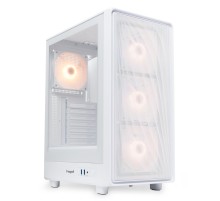 Корпус без блока питания/ Case HSPD M510, Mesh Mid Tower, White, TG, 0.5 SPCC, 4x120mm ARGB (Orbis F1) ATX, mATX, mITX 180/280/160mm 1x2.5", 1x3.5", 7xPCI 2xUSB-A 3.0 517x277x418mm