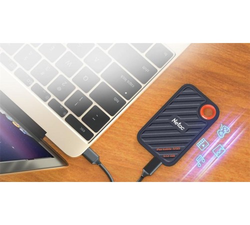 SSD накопитель Netac ZX20 II 512GB USB 3.2 Gen 2 Type-C External Magnetic Portable SSD, R/W up to 2000MB/1800MB/s, with USB C to A cable and 20Gbps USB C to C cable 3Y wty SSD накопитель Netac ZX20 II 512GB USB 3.2 Gen 2 Type-C External Magnetic Portable SSD, R/W up to 2000MB/1800MB/s, with USB C to A cable and 20Gbps USB C to C cable 3Y wty
