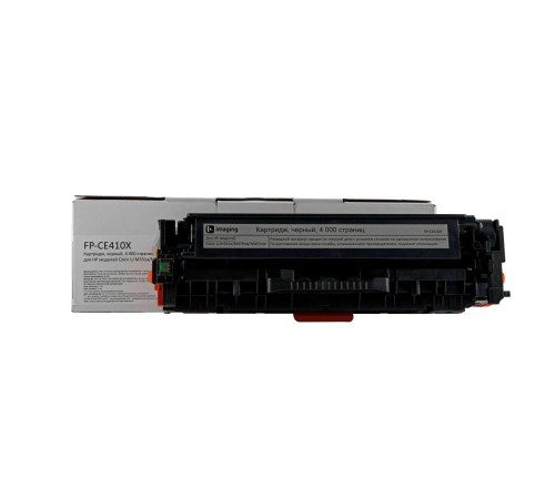 Картридж F+ imaging, черный, 4 000 страниц, для HP моделей Color LJ M351a/M375nw/ M451nw (аналог CE410X), FP-CE410X