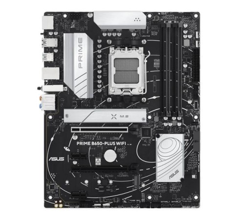 Материнская плата ASUS PRIME B650-PLUS WIFI, AM5, B650, 4*DDR5, 4*SATA, 2*M.2, 6*USB 3.2, 2*USB 2.0, 3*PCIx16, 2*PCIx1, DP+HDMI, ATX; 90MB1KP0-M0EAY0