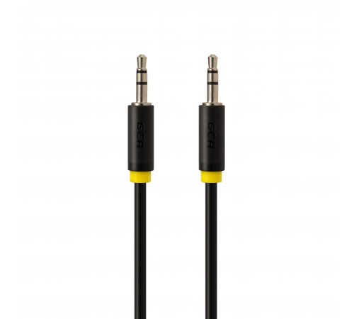 Greenconnect Кабель аудио 0.5m jack 3,5mm/jack 3,5mm черный, желтая окантовка, ультрагибкий, 28 AWG, M/M, Premium GCR-AVC1114-0.5m, экран, стерео Greenconnect Кабель аудио 0.5m jack 3,5mm/jack 3,5mm черный, желтая окантовка, ультрагибкий, 28 AWG, M/M, Premium GCR-AVC1114-0.5m, экран, стерео