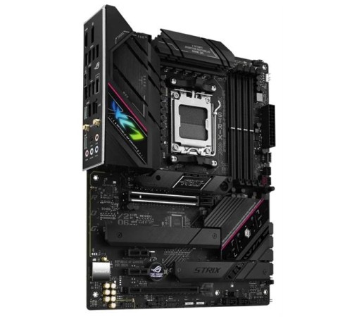 Материнская плата ASUS ROG STRIX B650E-F GAMING WIFI, AM5, B650, 4*DDR5, 4*SATA, 3*M.2, 6*USB 3.2, 4*USB 2.0, Type-C, 2*PCIx16, 2*PCIx1, DP+HDMI, ATX; 90MB1BQ0-M0EAY0