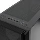 Корпус без блока питания/ Case HSPD M730, Mesh Mid Tower, Black, TG, 0.4 SPCC, no fans, E-ATX, ATX, mATX, mITX, 155/280/175-200mm, 2x2.5", 2x3.5", 7xPCI, 1xUSB-A 3.0, 2xUSB-A 1.0, 335x193x445mm