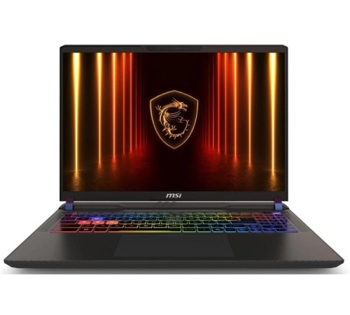Ноутбук без сумки MSI Vector 16 HX AI A2XWHG-080XRU Ultra7 255HX 16" 16:10 FHD+(1920 x 1200)144Hz DDR5 32GB (16GB*2),1TB SSD, NV RTX 5070TI (12GB GDDR7),90Whr,2,7kg,1y,Dos,Gray