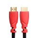 Greenconnect Кабель 10.0m HDMI версия 2.0, HDR 4:2:0, Ultra HD, 4K 60 fps 60Hz/5K*30Hz, 3D, AUDIO, 18.0 Гбит/с, 28/28 AWG, OD7.3mm, тройной экран, черный, красные коннекторы, GCR-HM351-10.0m