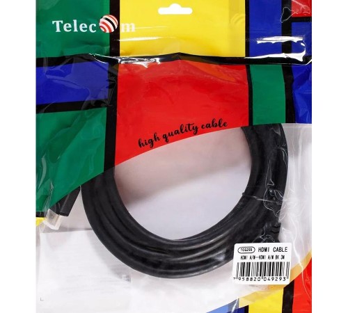 Кабель/ Кабель HDMI 19M/M,ver. 2.1, 8K@60 Hz 3m Telecom <TCG255-3M>