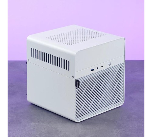 Корпус без блока питания/ Case JONSBO N2, Mini-Tower, 1x120mm, 1xUSB-A 3.0 + 1xUSB-C 3.2, SFX PSU Support, mITX White Корпус без блока питания/ Case JONSBO N2, Mini-Tower, 1x120mm, 1xUSB-A 3.0 + 1xUSB-C 3.2, SFX PSU Support, mITX White