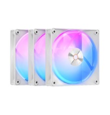Вентилятор для корпуса Ocypus Delta F12 WH ARGB 3 IN 1, 120x120x25mm, 4-PIN PWM, 500-2000 RPM, 29 DBA MAX, HYDRO BEARING