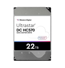 Жесткий диск Western Digital Ultrastar DC HС570 HDD 3.5" SATA 22TB, 7200 rpm, 512MB buffer, 512e, 0F48155, 1 year