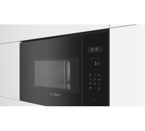 Встраиваемые микроволновые печи BOSCH 800Вт, 7 режимов, 25 л, черный