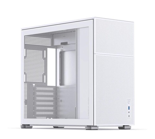 Корпус без блока питания/ Case JONSBO D41 MESH, Midi-Tower, TG, no fan, 1xUSB-A 3.2 + 1xUSB-C 3.2, ATX, mATX White