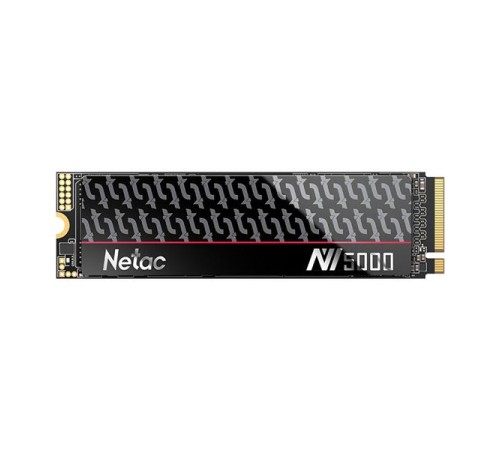 SSD накопитель Netac SSD NV5000-T 500GB PCIe 4 x4 M.2 2280 NVMe 3D NAND SSD, R/W up to 4800/2700MB/s, IOPS(R4K) 200K/440K, TBW 320TB, with heat spreader, 5y wty SSD накопитель Netac SSD NV5000-T 500GB PCIe 4 x4 M.2 2280 NVMe 3D NAND SSD, R/W up to 4800/2700MB/s, IOPS(R4K) 200K/440K, TBW 320TB, with heat spreader, 5y wty