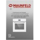 Шкаф духовой электрический MAUNFELD/ Шкаф духовой электрический, 56 л,595х595 мм, управление сенсорное, стекло в дверце 2, гриль,10 режимов,конвекция,тип очистки паром,цвет белый