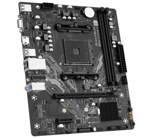 Материнская плата MAXSUN MS-Challenger A520M-K, AM4, A520, 2*DDR4, 3*SATA 3.0, 2*M.2, 2*USB 3.2, 4*USB 2.0, 1*PCIE 16, 1*PCIE 1, HDMI+VGA, mATX