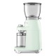 Кофемолка SMEG Стиль 50-х, Кофемолка с коническими жерновами, пастельный зеленый