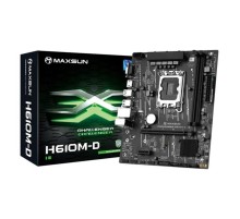 Материнская плата MAXSUN MS-Challenger H610M-D, LGA1700, H610, 2*DDR4, 3*SATA3, M.2, 2*USB 3.2, 4*USB 2.0, 1*PCIEx16, 1*PCIEx1, VGA+HDMI,  mATX