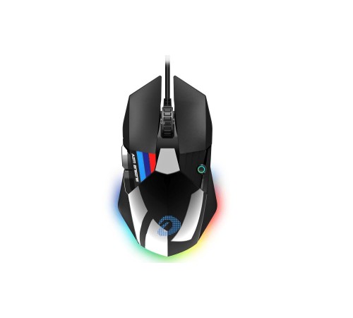 Мышь игровая проводная Dareu A970 Black Knight (черный с глянцевым покрытием), DPI 800/1600/2400(Default)/6400/18000, подсветка RGB, размер 131x71.7x40.5мм, 1,8м Мышь игровая проводная Dareu A970 Black Knight (черный с глянцевым покрытием), DPI 800/1600/2400(Default)/6400/18000, подсветка RGB, размер 131x71.7x40.5мм, 1,8м