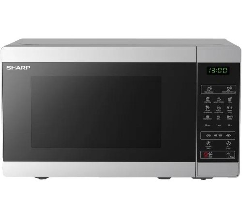 Микроволновая печь Sharp/ 20 л, 800 Вт, переключатели - сенсор, гриль, дисплей, 44 см x 25.8 см x 32.4 см,серебристый металлик Микроволновая печь Sharp/ 20 л, 800 Вт, переключатели - сенсор, гриль, дисплей, 44 см x 25.8 см x 32.4 см,серебристый металлик