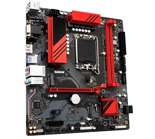 Материнская плата GIGABYTE B760M GAMING, LGA1700, B760, 2*DDR5, 4*SATA, 2*M.2, 3*USB 3.2, 2*USB 2.0, 1*PCIx16, `*PCIx1, D-Sub+HDMI+DP, mATX