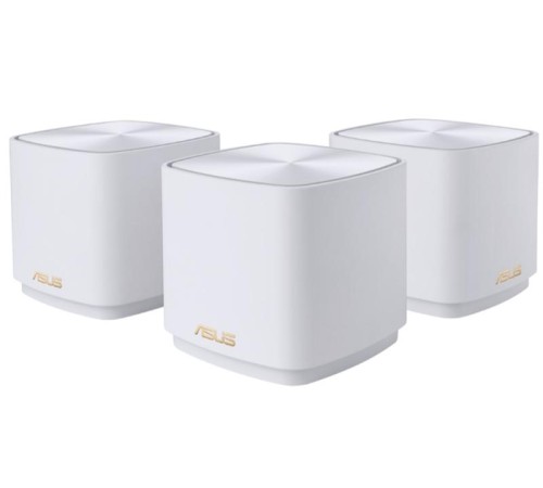 роутер ASUS XD5 (W-3-PK) // AX3000 // 3 pack  // 574 + 1201Mbps, 2,4 + 5 gGz, white