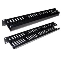 Органайзер Кабельный органайзер 19" c крышкой на 24 порта, 1U