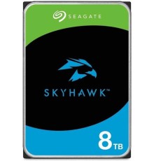 Жесткий диск Seagate SkyHawk HDD 3.5" SATA 8Tb, 5400 rpm, 256Mb buffer, 512e/4Kn, CMR, ST8000VX010, 1 year