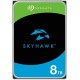 Жесткий диск Seagate SkyHawk HDD 3.5" SATA 8Tb, 5400 rpm, 256Mb buffer, 512e/4Kn, CMR, ST8000VX010, 1 year