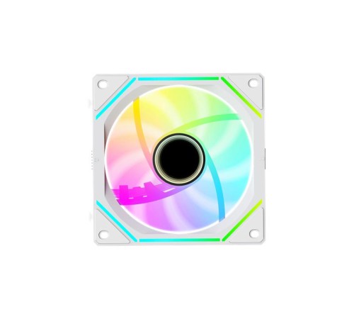 Вентилятор для корпуса Ocypus Gamma F12 UNI WH ARGB 3 IN 1, 3x120x120x25mm, 4-PIN PWM, 800-1800 RPM, 31 DBA MAX, HYDRO BEARING