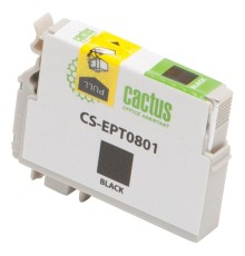 -/ Картридж струйный Cactus CS-EPT0801 T0801 черный (11.4мл) для Epson Stylus PhotoP50/PX650/PX660/PX70