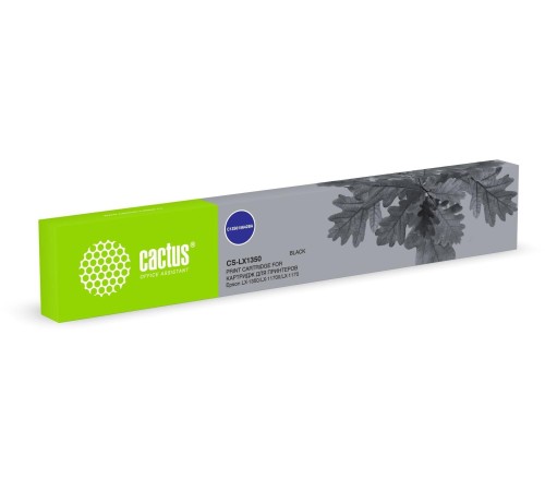 -/ Картридж матричный Cactus CS-LX1350 C13S015642BA черный для Epson LX-1350/LX-1170II/LX-1170