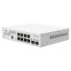 Коммутатор MikroTik Cloud Smart Switch 610-8G-2S+IN with 8 x Gigabit ports, 2 x SFP+ cages, SwOS, desktop case, PSU